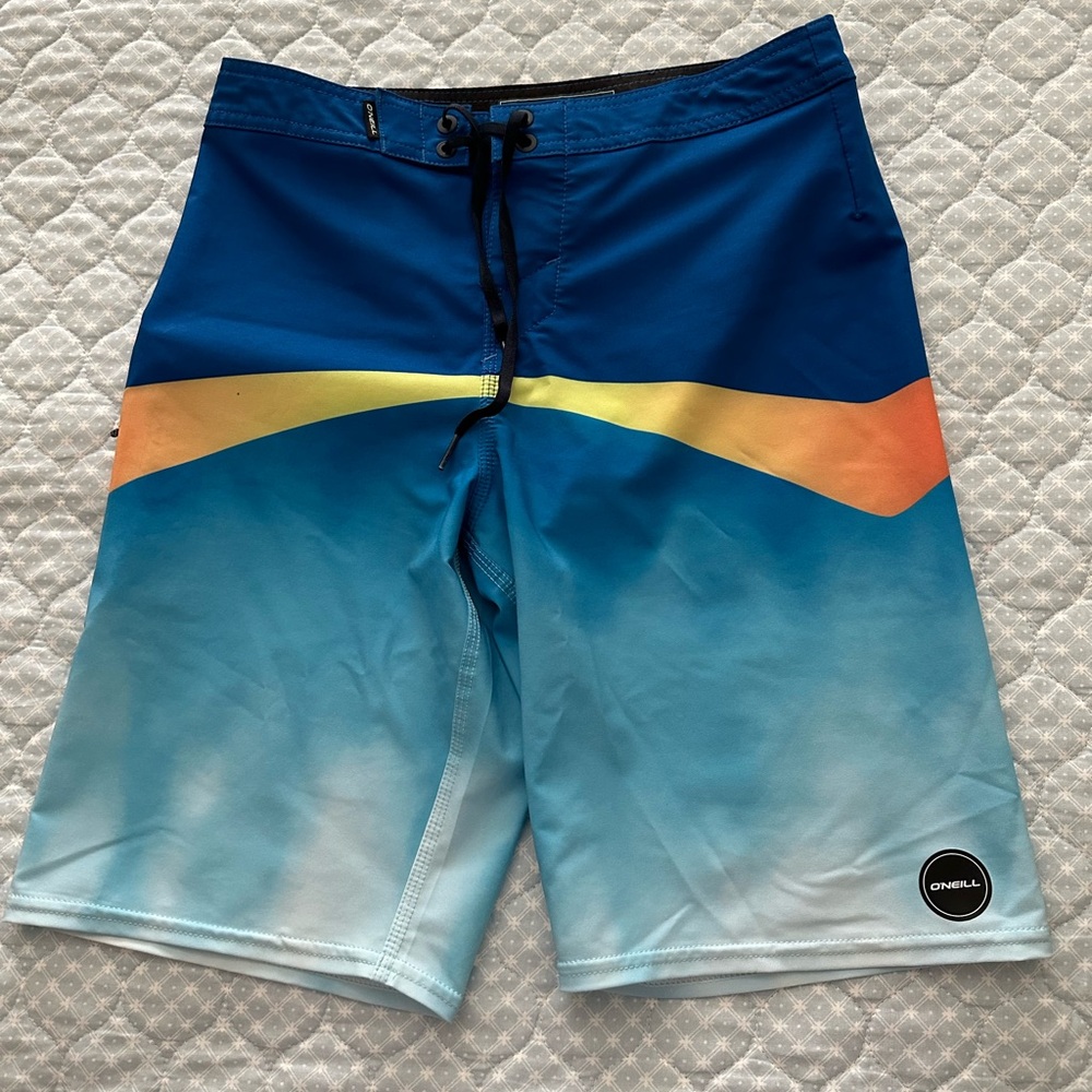 O’Neill Hyperfreak board shorts,size 27. Like new, no stains Pet/smoke free home